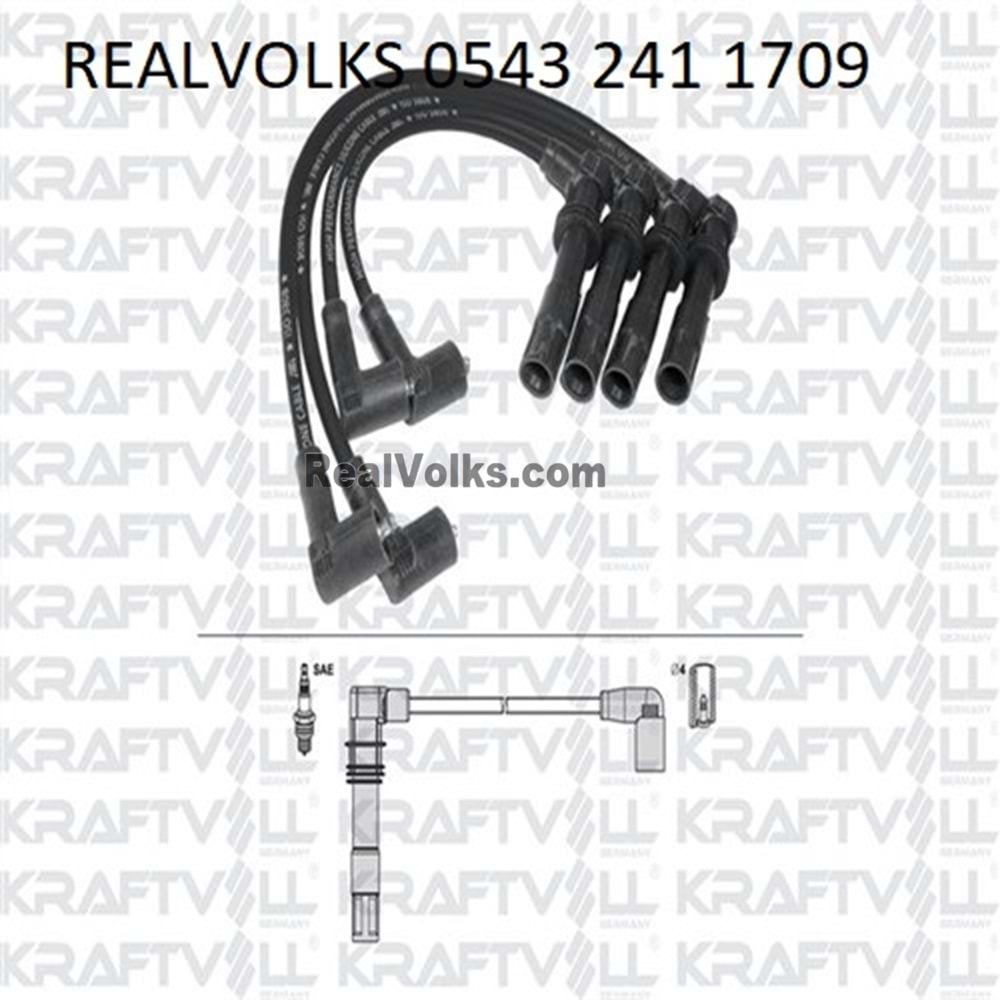 BUJI KABLOSU BORA-GOLF IV-POLO 1,4 16V 97-01 AXP-AKQ-AHW-APE-AHW-AUA (SILIKON KABLO)
