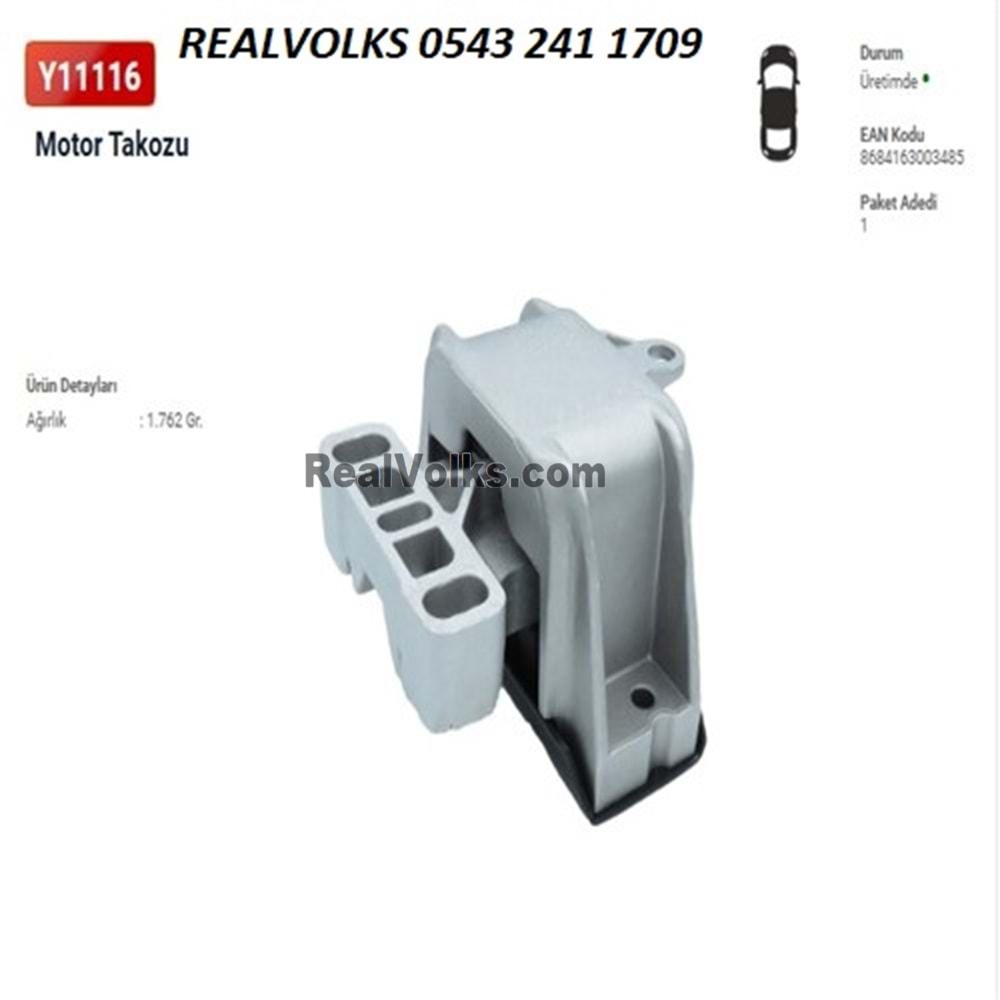 MOTOR TAKOZU SOL GOLF IV BORA 1,6 98 / 05