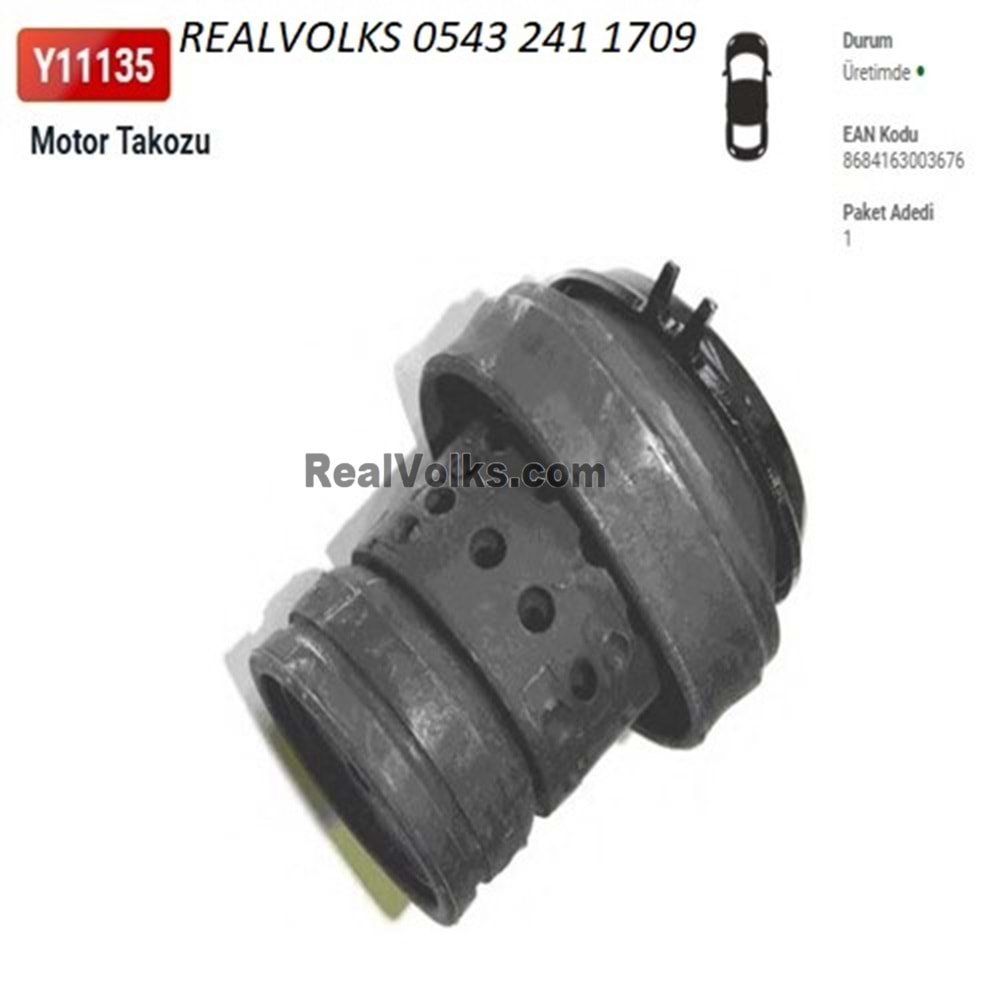 MOTOR TAKOZU VOLKSWAGEN-AUDI-SEAT-SKODA GOLF-CORDOBA-IBIZA II-INCA 1.7D-1.9D-1.9TD-1.9SDI 93->9695->03