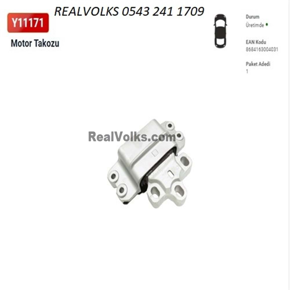 MOTOR TAKOZU VOLKSWAGEN TIGUAN 1.4 TSI - 2.0 TFSI - 2.0 TSI - 2.0 TDI 07>