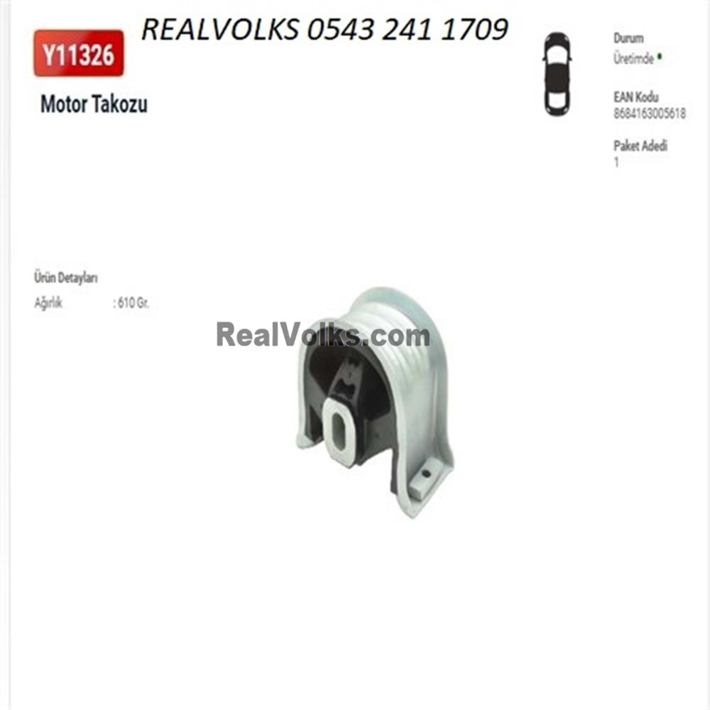 MOTOR TAKOZU TRANSPORTER T5 2,5TDI 03-08