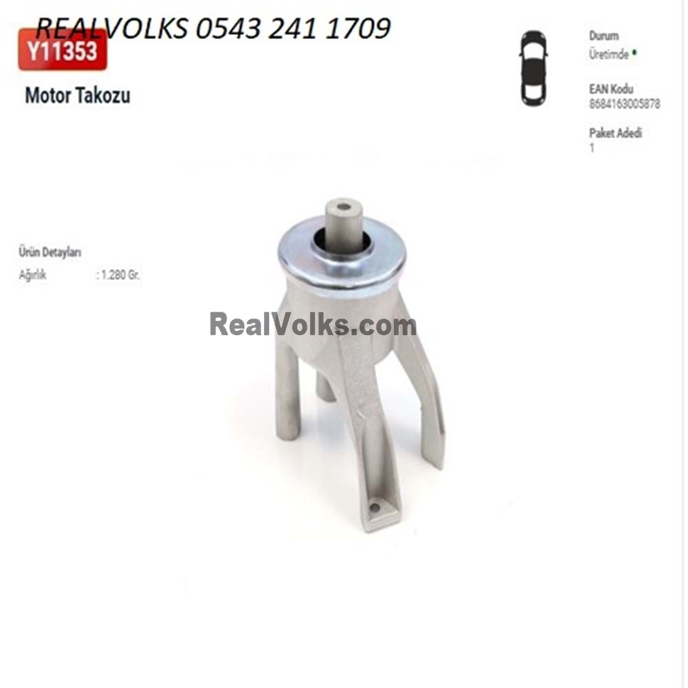 MOTOR ARKA TAKOZU (AHTAPOT) TRANSPORTER T5 1,9-2,5TDI AXD AXB 03>10