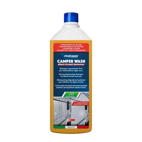 FRA-BER Camper Wash Karavan Şampuanı Siyah Leke Giderici Konsantre - 1000 ml