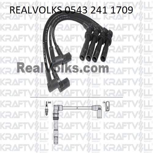 BUJI KABLOSU BORA-GOLF IV-POLO 1,4 16V 97-01 AXP-AKQ-AHW-APE-AHW-AUA (SILIKON KABLO)