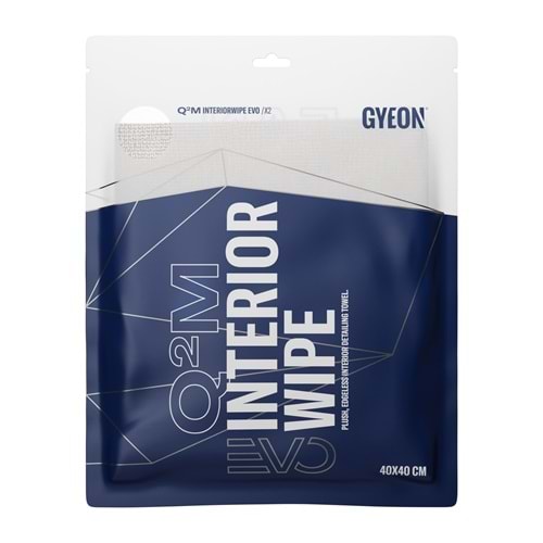 GYEON Q²M InteriorWipe EVO İç Yüzey Detaylı Temizlik Bezi 2'li Paket - 40x40 cm