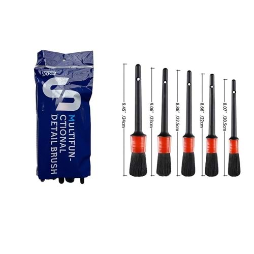 SGCB Detail Brush Detaylı 5'li Temizlik Fırça Seti