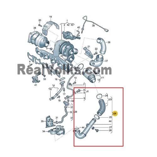 TURBO RADYATOR BORUSU ARTEON CADDY GOLF VII PASSAT POLO TIGUAN TOURAN T-ROC Q3 OCTAVIA 1.6 2.0TDI CRGA CRLB DBGA CRLD DFG