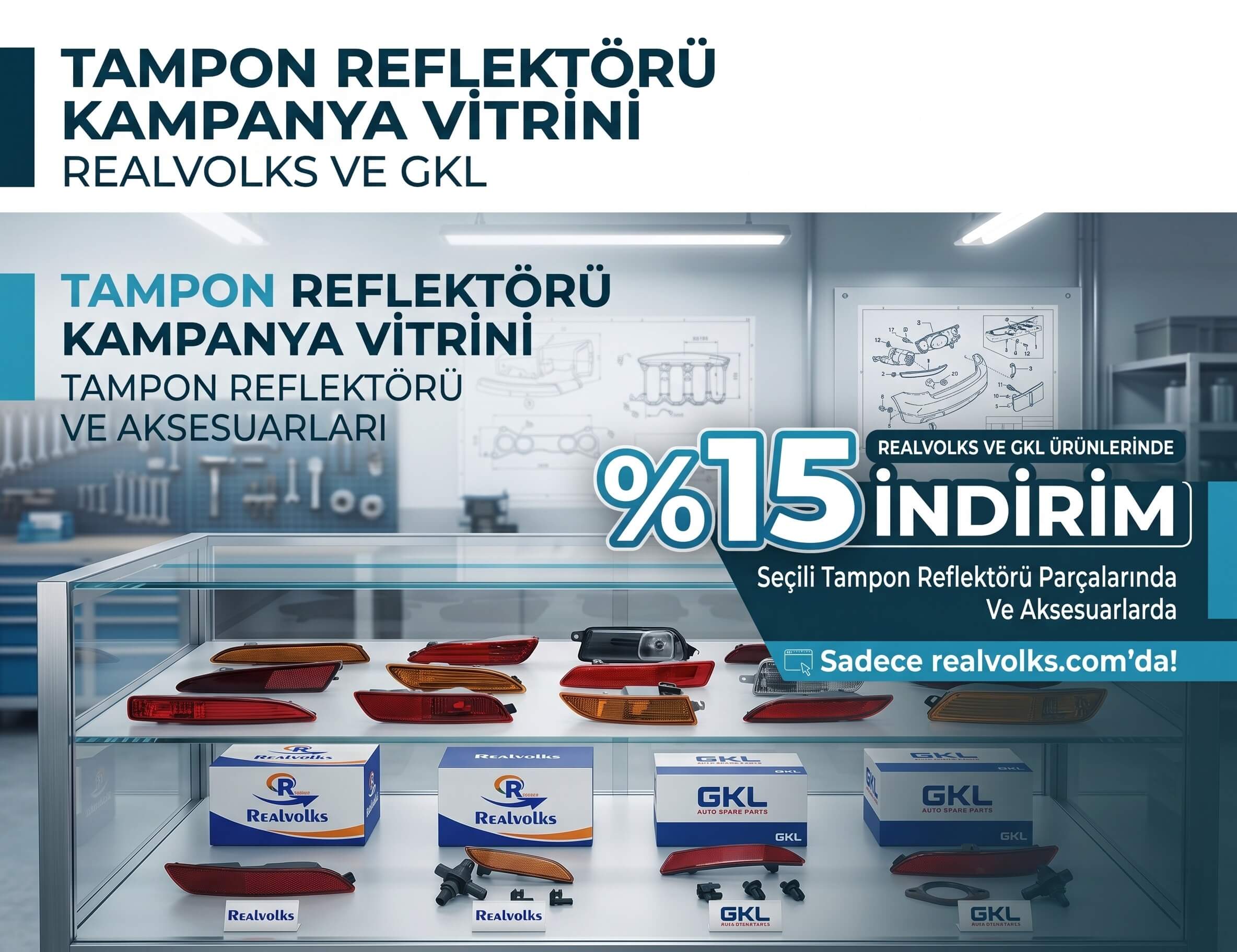 Volkswagen aracınızın gece görünürlüğünü ve estetiğini kusursuzlaştıran tampon reflektörlerinde kampanya zamanı! VAG grubuna tam uyumlu, güvenilir ve dayanıklı tampon reflektörlerini REALVOLKS güvencesiyle indirimli fiyatlarla stoklarımızdan hemen sipariş verin. Fırsatı kaçırmayın ve sürüş güvenliğinizi şansa bırakmayın!