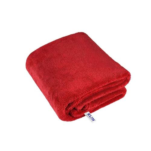 KLIN Drying DUO EVO Çift Taraflı Mikro Kurulama Havlusu (Kırmızı) - 80x75cm