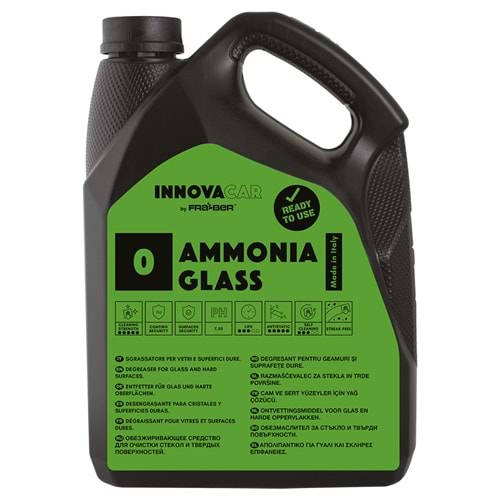 INNOVACAR 0 AMMONIA Amonyaksız Cam Temizleyici Konsantre - 4,54 lt